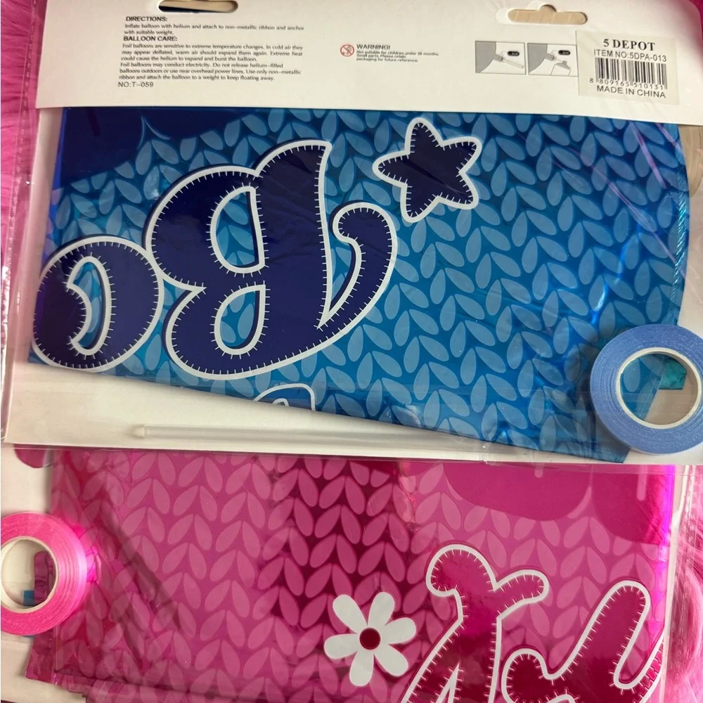 Baby Shower Gender Reveal‎ foil ballon new